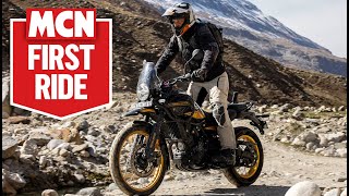 The all new Himalayan 450 marks a new era for Royal Enfield  MCN Review [upl. by Jepum]