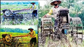 Traktor sawah ngebut gas pollll traktor quick G1000 [upl. by Drarreg460]