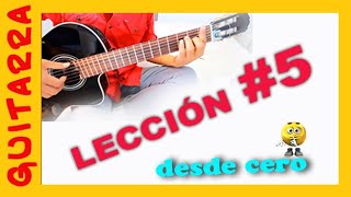 Lección 5 Guitarra desde cero  perfeccionando los rasgueos [upl. by Neleh126]