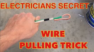 Electrical Wire pulling secret string move [upl. by Nnahgaem]