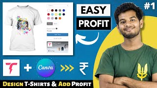 Start Your Own TShirt Business Online for Free Make 8000Month From Home [upl. by Opaline]