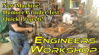 New Machine Dumore Toolpost Grinder Test Quick Projects [upl. by Lorena211]