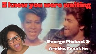 George Michael Aretha Franklin I knew you were waiting Reaction georgemichael arethafranklin [upl. by Oinoitna]