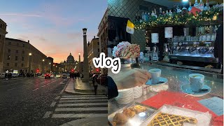 Italian vlog comè vivere a Roma durante le feste Subtitles [upl. by Kered]