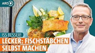 Einfach und gesund Brotaufstrich und Fischstäbchen  ARD Gesund [upl. by Kinny]