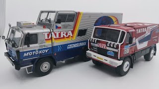 Kultovní náklaďáky minulé éry č 16 Tatra 815 4x4 Dakar  č 17 Tatra 815 GTC v 143 od DeAgostini [upl. by Acenes]