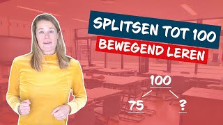 Splitsen tot 100  Rekenen I Bewegend leren  Groep 456 I De Fitste School [upl. by Ytak]