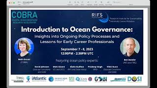 COBRARIFS Introduction to Ocean Governance Introduction [upl. by Pontius]