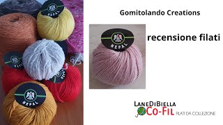 LANE DI BIELLA COFIL recensione filati [upl. by Sremlahc]