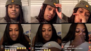 RAYSOWAVYY GOES LIVE W NIQUE  KIANNAJAY COMMENTED THIS👀 [upl. by Gabriello642]