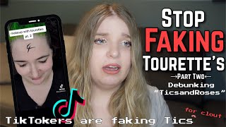 Girl with Real Tourettes Reacts to Fake Tourettes on Tiktok  TicsandRoses Edition PART 2 [upl. by Mcclees569]