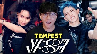 REACTION TEMPEST 템페스트  Vroom Vroom MV 🏎️🏎️🏎️ [upl. by Burris]