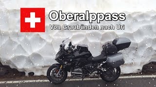 Über den Oberalppass von Graubünden nach Uri  Schweiz Motorradtour  BMW R1200RS [upl. by Ellehciram]