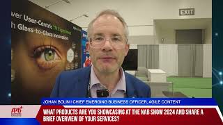 NAB Show 2024 Interview With Agile Content [upl. by Myrtia]