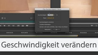 Premiere Pro Tutorial 18 Geschwindigkeit eines Clips verändern [upl. by Aneek]