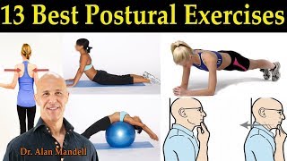 13 Best Postural Exercises for Forward Head Posture amp Rounded Shoulders  Dr Alan Mandell DC [upl. by Malinowski]