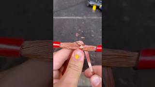 How To Wire Joint Like a Pro Wiring Techniques shortvideoelectricalyoutubevi [upl. by Adlee19]