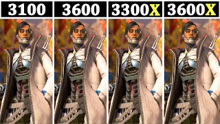 Ryzen 3100 vs 3300X vs 3600 vs 3600X  TESTED 12 GAMES [upl. by Lunetta973]