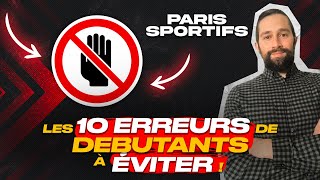 Paris sportifs  les 10 erreurs de débutant et les pièges à éviter absolument [upl. by Jariah489]