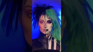 Did anyone say Beetlejuice 🖤💚 beetlejuicebeetlejuice beetlejuice cosplay broadway makeup [upl. by Temple]