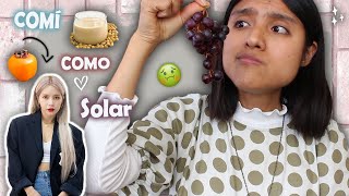 COMIENDO COMO SOLAR DE MAMAMOO dieta del Kpop  Alessandra Ccora [upl. by Agnizn]