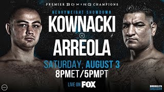 Kownacki vs Arreola PREVIEW August 3 2019  PBC on FOX [upl. by Desberg]