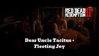 Red Dead Redemption 2 Chapter 5 Missions Dear Uncle Tacitus  Fleeting Joy [upl. by Nonnahsal]