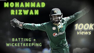 Mohammad Rizwan wicket keeping and batting skills [upl. by Drofdeb819]