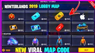 FREE DIAMONDS  V BADGE  BUNDLES OLD WINTERLAND LOBBY MAP  FREE FIRE NEW CRAFTLAND MAP CODE [upl. by Niawtna]