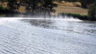 75 cc Outrigger Hydro Run1 Noavarossi 46DD Lake Tuggeranong 2012013 [upl. by Alaehs5]