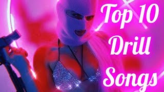 Top 10 Drill Rap Songs Of 2023  Top 10 Drill Songs Of The Week [upl. by Nevag]