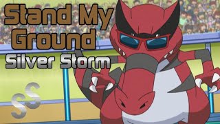 ASHS KROOKODILE SONG  quotStand My Groundquot Pokémon Anime  Silver Storm [upl. by Ibor]