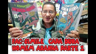 MEU PRIMEIRO FAC SIMILE CAPA DURA DO ARANHA PARTE 1 [upl. by Cock406]