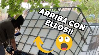 💦 Así ELEVO sola los DEPÓSITOS de mil litros Vlog146 [upl. by Ahseik]