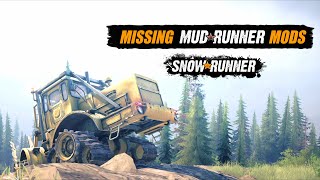 Top 5 Mudrunner Mods that are missing in Snowrunner [upl. by Anselmo]