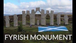 Is that a huge Scottish flag at the Fyrish monument [upl. by Pickar]