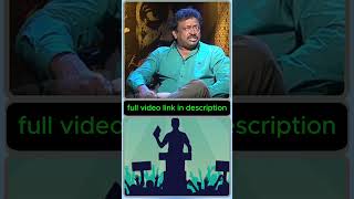 Understanding Situations with RGV Insights from the Maverick Filmmaker  RGV [upl. by Lyon]