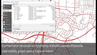 Maastotietokannan esitystyylien käyttö QGISllä [upl. by Noreht]