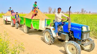 Mini Tractor Trolley  Mahindra 585 Di  VST 224 Ajai 4Wd  Escort Steeltrac 15  New Holland 4710 [upl. by Recha168]