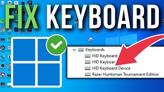 How To ReInstall Keyboard Driver On Windows 1011  Update Keyboard Drivers [upl. by Annai]