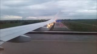 CROSSING THE HIGHWAY  Lufthansa Stunning Sunset Approach  Embraer 190  Landing at Leipzig Airport [upl. by Lyram]