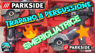 TRAPANO PARKSIDE A PERCUSSIONE E SMERIGLIATRICE SERIE PERFORMANCE 12 V [upl. by Sirc174]