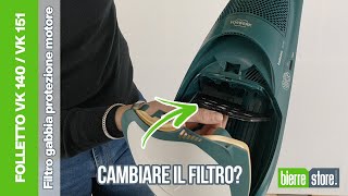 Come cambiare il filtro griglia protezione motore vk 140 vk 150  BierreStore [upl. by Yarased63]