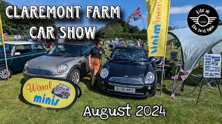 Claremont Farm Classic Car Show  August 2024  Wirral Minis [upl. by Anilat]