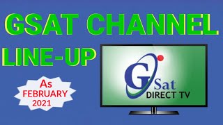 GSAT CHANNEL LINE UP 2021 [upl. by Aset]