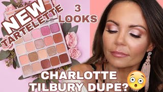 NEW TARTE TARTELETTE JUICY PALETTE REVIEW  3 LOOKS  SWATCHES amp COMPARISIONS [upl. by Wilhelmine]