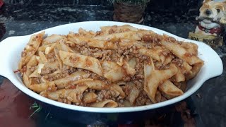 MACARRÃO PENNE COM CARNE MOÍDA  Simples e delicioso [upl. by Atteuqahc]