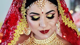 SUMMER LONG LASTING INDIAN BRIDAL MAKEUP TUTORIAL in HINDI SWEAT PROOFWATER PROOF [upl. by Bock94]