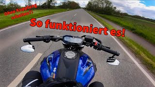 Schalten OHNE Kupplung 🏍💨  Banji  MotoVlog [upl. by Zahavi55]