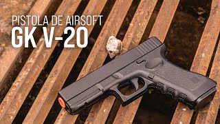 Review Completo Pistola de Airsoft Vigor V20 [upl. by Emili35]